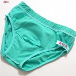 شورت پسرانه کوزا مدل اسلیپ پنبه ای کد 4596 رنگ سبزآبی