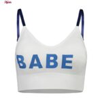 نیم تنه ورزشی زنانه ماییلدا مدل بدون فنر پددار کد 4558 رنگ سفید