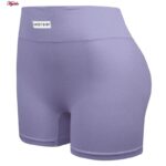 ست نیم تنه و شلوارک ورزشی زنانه ماییلدا مدل پددار بدون فنر کد 4580 رنگ یاسی