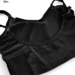 نیم تنه ورزشی زنانه ماییلدا مدل بدون فنر پددار کد 4564 رنگ مشکی