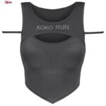 نیم تنه ورزشی زنانه ماییلدا مدل بدون فنر پددار کد 4581 رنگ خاکستری