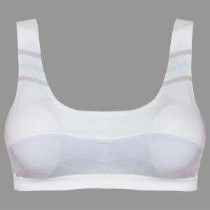 سوتین دخترانه ماییلدا مدل بدون فنر پددار کد 4571-MY رنگ آبی