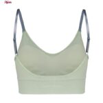 نیم تنه ورزشی زنانه ماییلدا مدل بدون فنر پددار کد 4558 رنگ سبز پسته ای