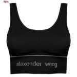 نیم تنه ورزشی زنانه ماییلدا مدل بدون فنر پددار کد 4559 رنگ مشکی