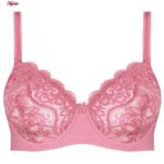 سوتین زنانه پانیذ مدل فنردار کد 66370-new رنگ کالباسی