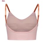 نیم تنه ورزشی زنانه ماییلدا مدل بدون فنر پددار کد 4558 رنگ صورتی