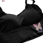 نیم تنه ورزشی زنانه ماییلدا مدل بدون فنر پددار کد 4564 رنگ مشکی