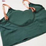 نیم تنه ورزشی زنانه ماییلدا مدل بدون فنر پددار کد 4558 رنگ کله غازی