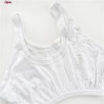 نیم تنه زنانه ماییلدا مدل بدون فنر بدون پد مکه ای نخی کد 4577 رنگ سفید