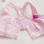 سوتین شیردهی مدل دکمه ای بدون فنر کد 4578 رنگ صورتی