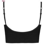 نیم تنه ورزشی زنانه ماییلدا مدل بدون فنر پددار کد 4564 رنگ مشکی