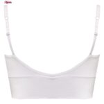 نیم تنه ورزشی زنانه ماییلدا مدل بدون فنر پددار کد 4564 رنگ سفید
