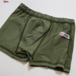 شورت پسرانه کوزا مدل پادار پنبه ای کد 4595 رنگ سبز سدری