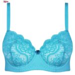 سوتین زنانه پانیذ مدل فنردار کد 66370-new رنگ آبی