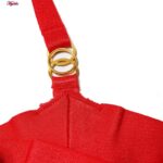 ست شورت و سوتین زنانه ویکتوریا سکرت مدل فنردار کد 4583 رنگ قرمز