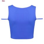 نیم تنه ورزشی زنانه ماییلدا مدل بدون فنر پددار کد 4581 رنگ آبی