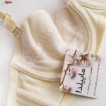 سوتین دخترانه ماییلدا مدل فنردار کد 4572-MY رنگ کرم