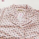 ست شومیز و شلوارک زنانه کوزا مدل دکمه ای کد 9118 رنگ گلبهی