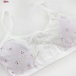 سوتین دخترانه ماییلدا مدل پددار بدون فنر کد 4573 رنگ بنفش