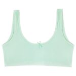 نیم تنه دخترانه ماییلدا مدل بدون فنر کد 4576 رنگ سبز