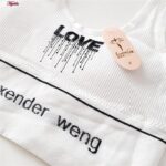 ست نیم تنه و شورت ورزشی زنانه مدل 4621 رنگ سفید