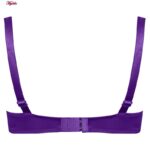 ست شورت و سوتین زنانه ماییلدا مدل پوش آپ فنردار نگینی کد 4640 رنگ بنفش