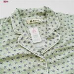 ست شومیز و شلوارک زنانه کوزا مدل دکمه ای کد 9118 رنگ سبز