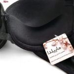 ست شورت و سوتین زنانه ماییلدا مدل پوش آپ فنردار نگینی کد 4640 رنگ مشکی