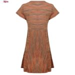 پیراهن زنانه کوزا مدل 9191 رنگ نارنجی