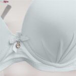 سوتین زنانه بیوتی مدل دکلته فنردار پوش آپ کد 4630-9890 رنگ آبی روشن