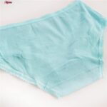 شورت زنانه یوکین مدل نخی کبریتی کد 4636 رنگ آبی روشن