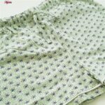 ست شومیز و شلوارک زنانه کوزا مدل دکمه ای کد 9118 رنگ سبز