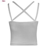 کراپ‌تاپ زنانه ماییلدا مدل 4633 رنگ طوسی