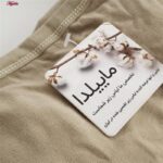 کراپ‌تاپ زنانه ماییلدا مدل 4633 رنگ قهوه ای روشن