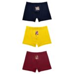 شورت پسرانه کوزا مدل پادار پنبه ای کد 4595-3 بسته 3 عددی