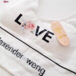 ست نیم تنه و شورت ورزشی زنانه مدل 4619 رنگ سفید