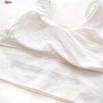 نیم تنه ورزشی زنانه مدل بدون فنر پددار کد 4618 رنگ سفید