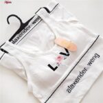 ست نیم تنه و شورت ورزشی زنانه مدل 4619 رنگ سفید