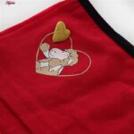 شورت زنانه دبی مدل اسلیپ کد 4615 رنگ قرمز