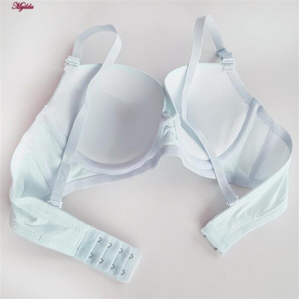 سوتین زنانه بیوتی مدل دکلته فنردار پوش آپ کد 4630-9890 رنگ آبی روشن