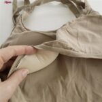 کراپ‌تاپ زنانه ماییلدا مدل 4633 رنگ قهوه ای روشن