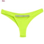 ست شورت و سوتین زنانه ماییلدا مدل پوش آپ فنردار نگینی کد 4640 رنگ سبز فسفری