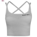 کراپ‌تاپ زنانه ماییلدا مدل 4633 رنگ طوسی