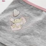 شورت زنانه دبی مدل اسلیپ کد 4615 رنگ طوسی