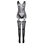 لباس خواب زنانه ماییلدا مدل فانتزی کد 4586-S38 رنگ مشکی