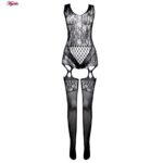 لباس خواب زنانه ماییلدا مدل فانتزی کد 4586-S38 رنگ مشکی