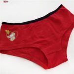 شورت زنانه دبی مدل اسلیپ کد 4615 رنگ قرمز