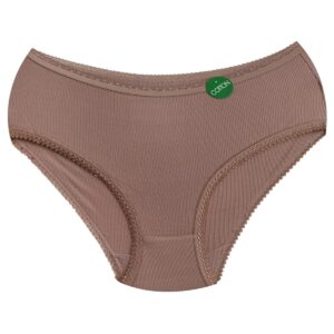 شورت زنانه یوکین مدل نخی کبریتی کد 4636 رنگ کالباسی