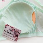 سوتین دخترانه ماییلدا مدل پددار بدون فنر کد 4573 رنگ سبز