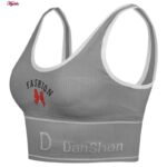 ست نیم تنه و شورت ورزشی زنانه مدل 4620 رنگ خاکستری روشن